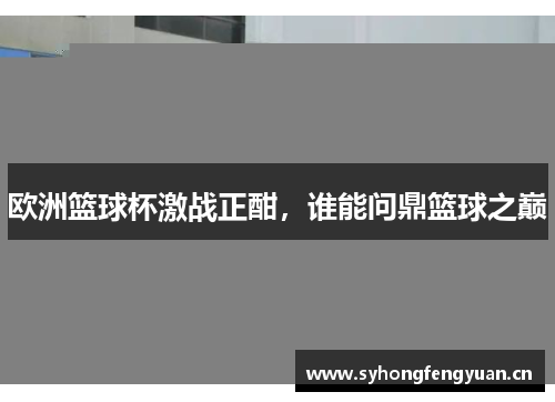 欧洲篮球杯激战正酣，谁能问鼎篮球之巅